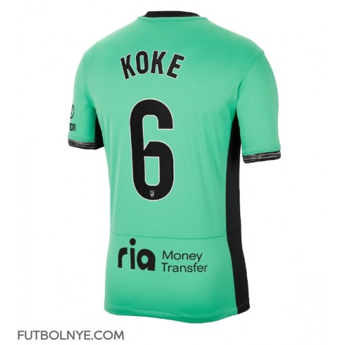 Camiseta Atletico Madrid Koke #6 Tercera Equipación 2023-24 manga corta